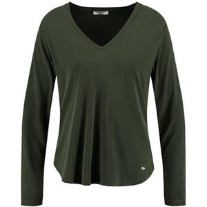 KEYLARGO Tara New T-shirt voor dames met V-hals, Olijf (1514), XS