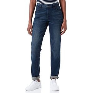 TOM TAILOR Dames Alexa Slim Jeans 1030588, 10282 - Dark Stone Wash Denim, 25W / 32L