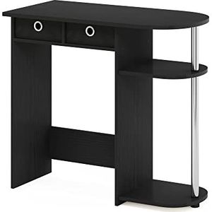 Furinno Go Green Home Laptop Notebook Computertafel/Tafel, Americano/Roestvrijstalen buizen