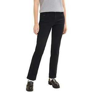 TOM TAILOR Dames Alexa Straight Jeans met Superstretch 1034567, 10240 - Black Denim, 27W / 32L