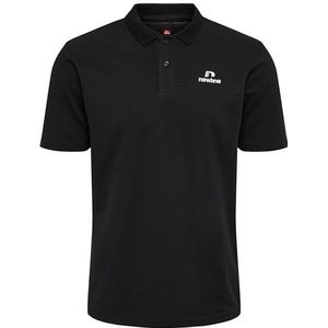 Newline Sport Lea Cotton Korte Mouw Poloshirt Zwart S Man