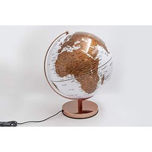 Mascagni Globe met LED-verlichting, diameter 25 cm, metaal