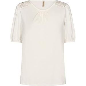 SOYACONCEPT Dames SC-MARICA 239 T-shirt, wolwit, small, wolwit, S