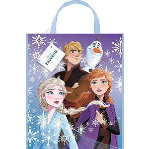 Disney Frozen 2 Tote Bag (33cm x 17cm) - Perfect voor Kinderen, Feesten & Geschenken Party Favor - 1 stuk, Meerkleurig, S, Draagtas