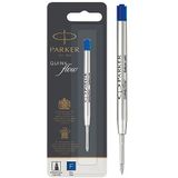 Parker Balpen Inkt Navulling | Fijne Tip | Blauwe QUINKflow Inkt | 1 Count