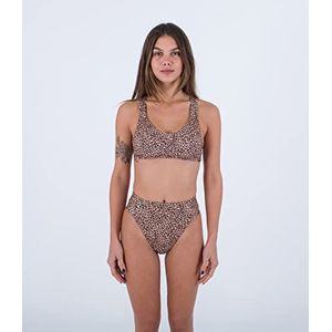 Hurley Bikini-bovendeel voor dames - Max Leopard Cross Back