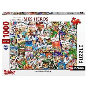 Nathan - Puzzel 1000 stukjes - De albums van Asterix - Volwassenen en kinderen vanaf 12 jaar - Hoogwaardige puzzel - Perfecte inbouw - Collectie Mijn helden - Avontuur - 87825
