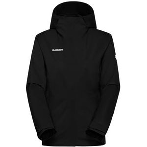 Mammut Hardshelljas voor dames, uit de serie Alto, XL, zwart, capuchonjas, functionele jas, van DRYtechnology 2 L, zwart, XL