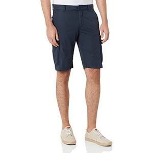 camel active Cargoshorts voor heren met opgestikte zakken, donkerblauw, 32