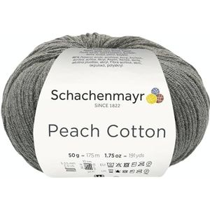 Schachenmayr Peach Cotton 9807371-00198 antraciet handbreigaren