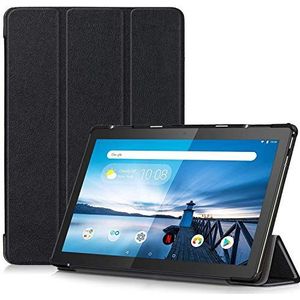 TTVie Hoes voor Lenovo Tab M10, Ultraslanke Lichtgewicht Slimme Standaard Beschermhoes voor Lenovo Tab M10 25,5 cm (10,1 inch) Tablet-PC 2018 Release, Zwart