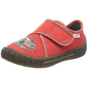 Superfit Bill Jongens Pantoffels, Rood/grijs 5000, 25 EU