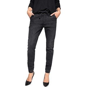 edc by ESPRIT Dames met stretch jeansbroek, zwart (black dark wash 911), 27W x 32L