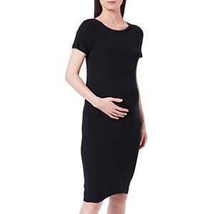 MAMALICIOUS Dames MLSANNY S/S Jersey ABK Dress A. Jurk, Zwart, XS