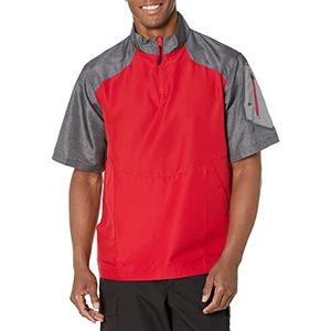 Holloway Heren Raider Pullover S/S 18u Hemd, scharlakenrood, 3X-Large