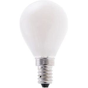 Opaal LED filament lamp, Mini-bolvormig P45, 6W / 806lm, E14 fitting, 6500K