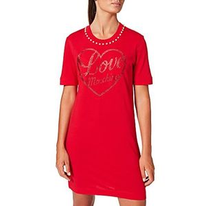 Love Moschino Casual damesjurk, rood, 38