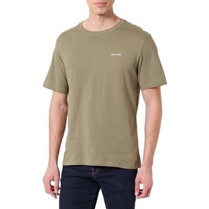 Pepe Jeans Heren M Basic Logo T-Shirt, Groen (Safari Groen), XXL, Groen (safari Groen), XXL