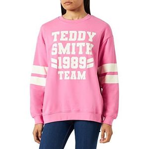Teddy Smith S- Jenny sweatshirt met capuchon, Bubble Gum, XL voor dames