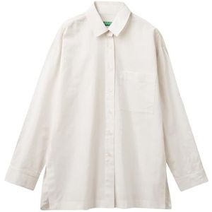 United Colors of Benetton Hemd, Crème 0Z3, XS