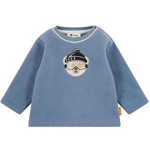 Steiff Sweatshirt EU maat 56 stonewash, sweatshirt met lange mouwen voor kinderen, pullover met lange mouwen, babybovendeel, ideaal basic shirt, comfortabel en zacht, wasmachinebestendig, stonewash,