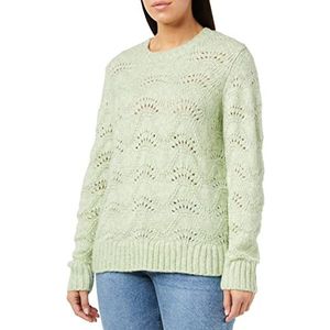 PIECES Dames PCBIBBI LS O-hals Knit NOOS BC pullover, Swamp, S