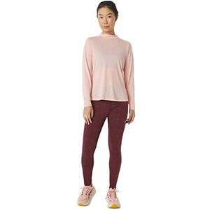 ASICS Runkoyo Mock Neck LS Top met lange mouwen, Frosted Rose, XS Vrouwen, Frosted Rose, XS