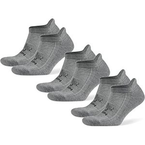 Balega Hidden Comfort Performance No Show Athletic hardloopsokken voor mannen en vrouwen (3-pack), HOUTSKOOL, Small