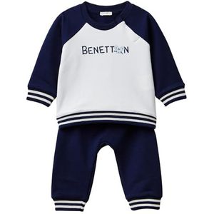 United Colors of Benetton unisex kinderbroek 0-24, Blauw, 12 Maanden