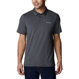 Columbia Heren Tech Trail Poloshirt, zonwering, vochtafvoerend, haai, X-Large