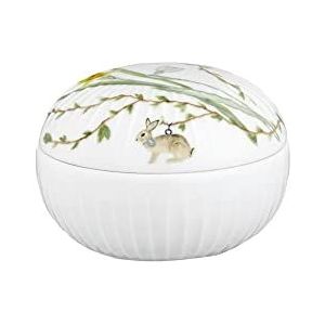 Hammershøi Spring Bonbonnière Ø12 Cm Wit W. Deco