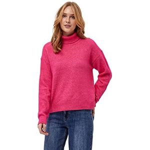 Desires Dames GEA trui met hoge hals, fuchsia paars, XXL