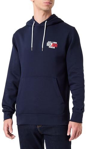 Jack & Jones - Jprbluspace Bmuss24 - Capuchontrui - Marineblauw - Katoen