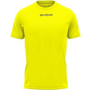 Givova MAC01 T-Shirt Unisex Volwassenen, Geel (Neon), XS