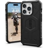 URBAN ARMOR GEAR Pathfinder hoesje compatibel met Apple iPhone 15 Pro [Draadloos opladen/Magnetisch opladen compatibel, militaire standaard Drop Protection] zwart