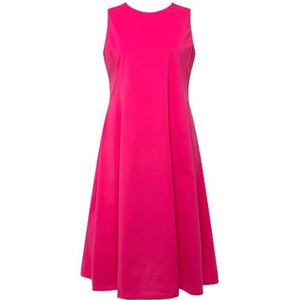 Ulla Popken Dameskleding Plus Size Curvy A-lijn Swing Tank Jurk 830406, Hibiscus Roze, 20-22