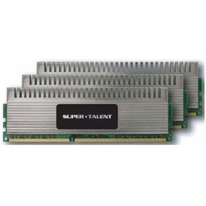 Super Talent Chrome Series werkgeheugen 6GB (2000 MHz, 240-polig, 3x 2GB) DDR3-RAM Kit3