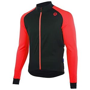 Rogelli Caluso 2.0 fietsshirt heren - fietsshirt lange mouwen - zwart/rood