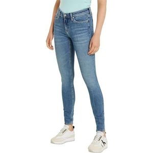 Calvin Klein Jeans Mid Rise Skinny broek voor dames, Denim Medium, 24W / 32L