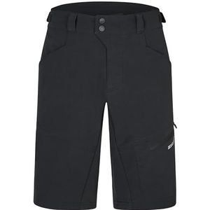 Ziener NELAT X-Function Fietsshorts met binnenbroek voor heren, mountainbike/outdoor/vrije tijd, ademend, sneldrogend, gevoerd, zwart, 54