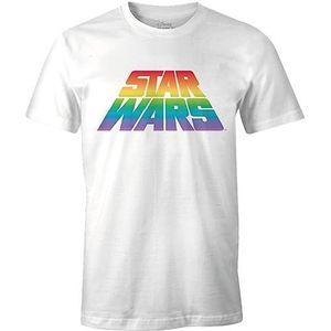Star Wars T-shirt heren, Wit, L