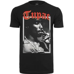 Mister Tee Heren Tupac California Love T-shirt, zwart, S