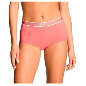 PUMA Dames hoge taille hipster, koraal, L (2-pack), koraalrood, L