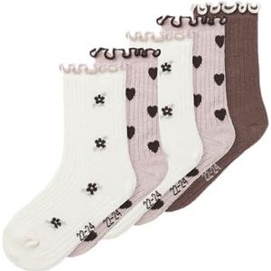 NAME IT Nmfnetti 5P Sock, Peppercorn, 22-24 EU