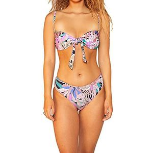 Hurley W Palm Paradise geknoopte bandeau bikini top voor dames