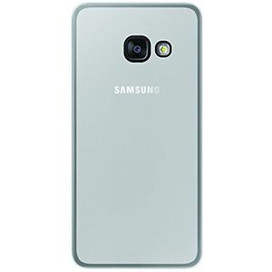 Phonix Italia SA317GPW beschermhoes en displaybeschermfolie voor Samsung Galaxy A3, wit/transparant