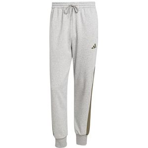 adidas Heren Seasonal Essentials Colorblock Pants, medium grey heather, XS