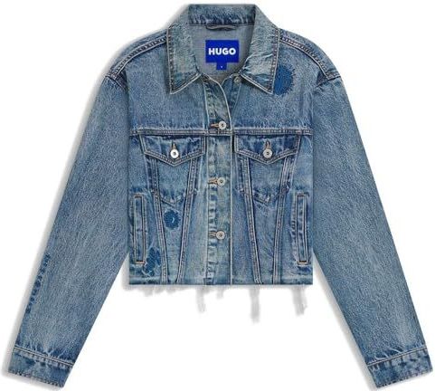 Hugo - Anouk - Spijkerjas - Blauw - Cropped