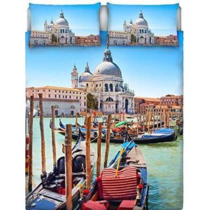Italian Bed Linen Beddengoedset met 2 Pst, digitale print, meerkleurig, 255 x 300 x 1 cm