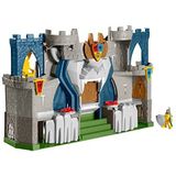 Imaginext Fisher-Price The Lion's Kingdom Castle Middeleeuws-thema speelset met figuren voor kleuters van 3 tot 8 jaar, HCG45